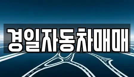 경상북도 구미시 산동읍 중고차 전문 경일자동차매매