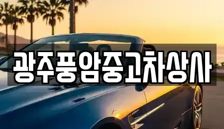 광주 광산구 사호동 중고차 전문 광주풍암중고차상사