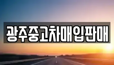 광주 동구 궁동 중고차 전문 광주중고차매입판매