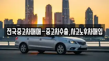 광주광역시 광산구 월곡동 중고차 전문 전국중고차매매-중고차수출,사고노후차매입