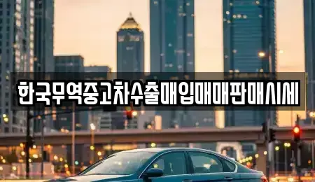 대구 중구 대봉동 중고차 전문 한국무역중고차수출매입매매판매시세