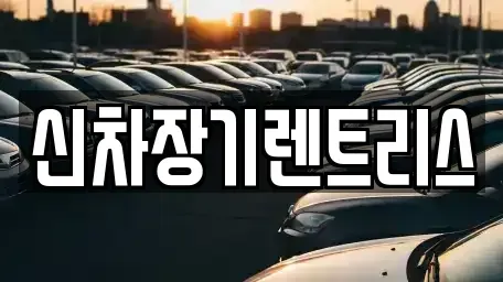 대구 중구 서야동 장기렌트카 전문 신차장기렌트리스