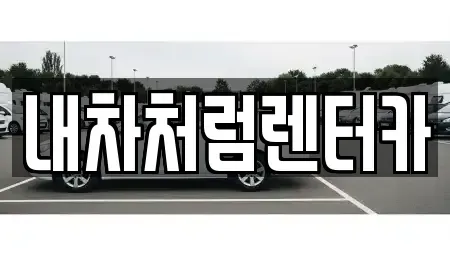 대구광역시 동구 신용동 렌트카 전문 내차처럼렌터카