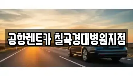 대구광역시 북구 도남동 렌트카 전문 공항렌트카 칠곡경대병원지점