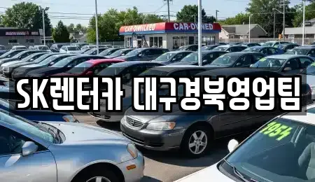 대구광역시 북구 복현동 장기렌트카 전문 SK렌터카 대구경북영업팀
