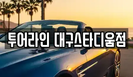 대구광역시 수성구 대흥동 렌트카 전문 투어라인 대구스타디움점