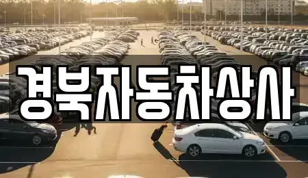 대구광역시 중구 장관동 중고차 전문 경북자동차상사