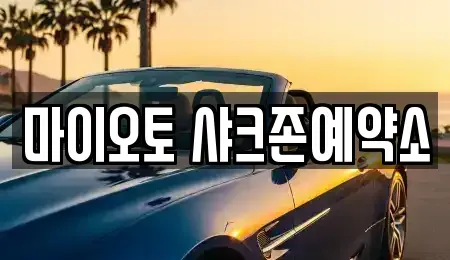 대전 렌트카 전문 마이오토 샤크존예약소
