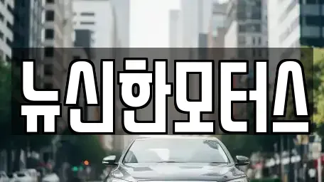 대전 유성구 관평동 중고차 전문 뉴신한모터스