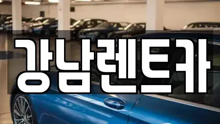 대전 유성구 원신흥동 렌트카 전문 강남렌트카