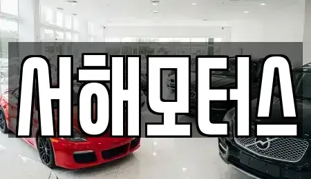 대전 중고차 전문 서해모터스