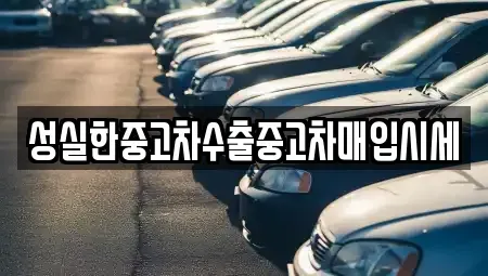대전 중구 문창동 중고차매매 전문 성실한중고차수출중고차매입시세