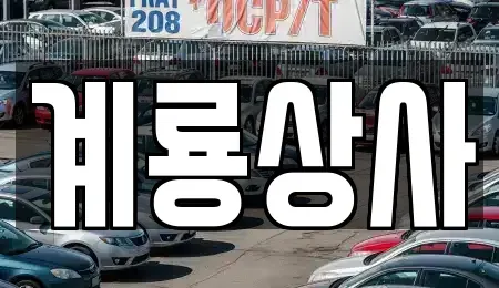대전광역시 동구 이사동 중고차매매 전문 계룡상사
