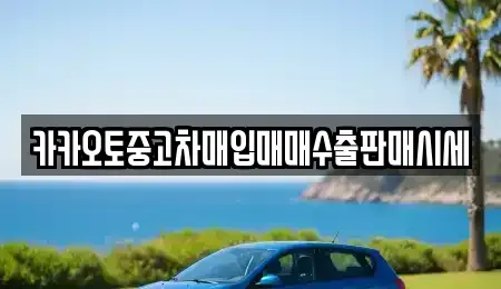 대전광역시 서구 우명동 중고차매매 전문 카카오토중고차매입매매수출판매시세