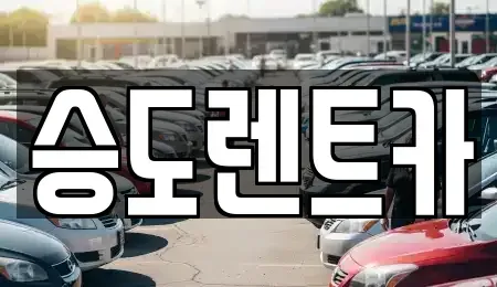 대전광역시 유성구 방동 렌트카 전문 승도렌트카