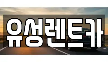 대전광역시 유성구 봉명동 렌트카 전문 유성렌트카