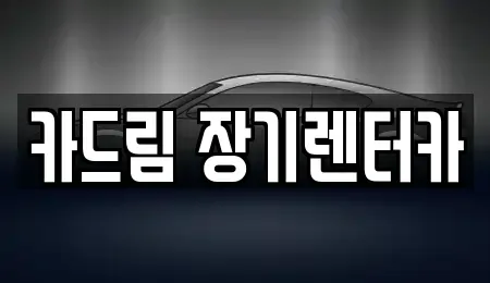 대전광역시 유성구 봉명동 장기렌트카 전문 카드림 장기렌터카