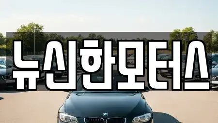 대전광역시 유성구 원내동 중고차매매 전문 뉴신한모터스