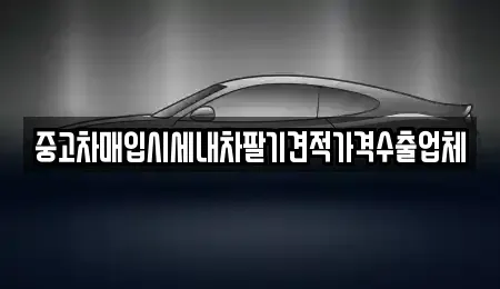 대전광역시 유성구 하기동 중고차매입 전문 중고차매입시세내차팔기견적가격수출업체