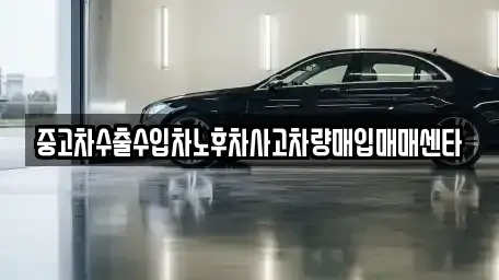 부산 사하구 장림동 중고차매입 전문 중고차수출수입차노후차사고차량매입매매센타