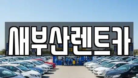 부산 서구 충무동1가 렌트카 전문 새부산렌트카