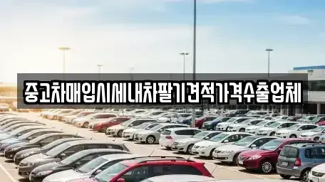 부산 영도구 봉래동1가 중고차매입 전문 중고차매입시세내차팔기견적가격수출업체