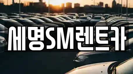 부산 영도구 영선동3가 렌트카 전문 세명SM렌트카