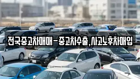 부산 영도구 영선동3가 중고차 전문 전국중고차매매-중고차수출,사고노후차매입