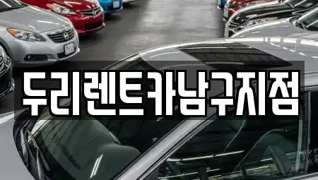 부산광역시 수영구 남천동 렌트카 전문 두리렌트카남구지점