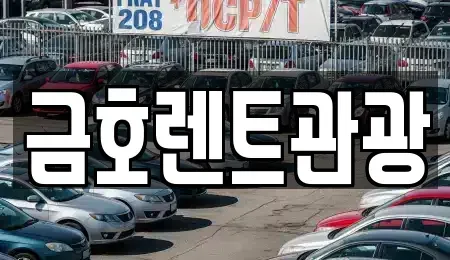 서울 성동구 금호동3가 렌트카 전문 금호렌트관광