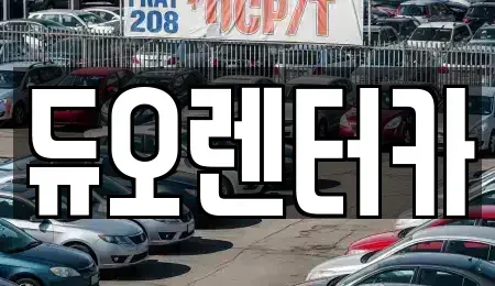 서울 성동구 하왕십리동 렌트카 전문 듀오렌터카
