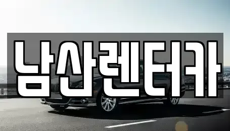 서울 영등포구 도림동 렌트카 전문 남산렌터카