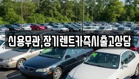 서울 영등포구 도림동 장기렌트카 전문 신용무관,장기렌트카즉시출고상담
