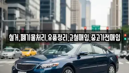 서울 영등포구 도림동 중고차매입 전문 철거,폐기물처리,유품정리,고철매입,중고가전매입