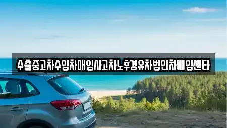서울 영등포구 양평동2가 중고차매입 전문 수출중고차수입차매입사고차노후경유차법인차매입센타