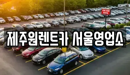 서울특별시 강서구 오곡동 렌트카 전문 제주원렌트카 서울영업소