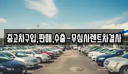 서울특별시 마포구 합정동 중고차 전문 중고차구입,판매,수출-무심사렌트차결사