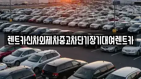 서울특별시 종로구 종로1가 장기렌트카 전문 렌트카신차외제차중고차단기장기대여렌트카
