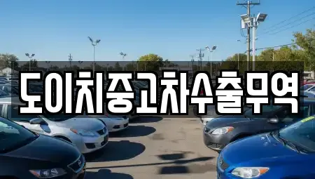 세종 가람동 중고차매매 전문 도이치중고차수출무역