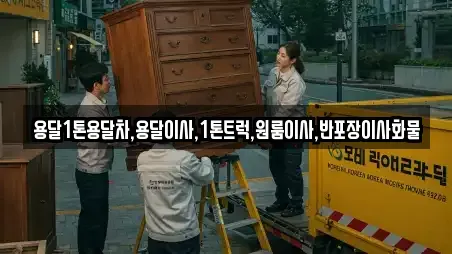 용달1톤용달차,용달이사,1톤트럭,원룸이사,반포장이사화물