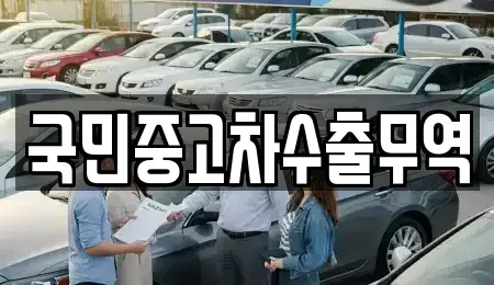 울산광역시 동구 주전동 중고차 전문 국민중고차수출무역