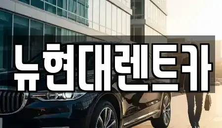 울산광역시 중구 약사동 렌트카 전문 뉴현대렌트카