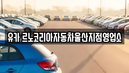 울산광역시 중구 약사동 렌트카 전문 유카 르노코리아자동차울산지점영업소