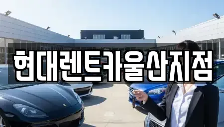 울산광역시 중구 약사동 렌트카 전문 현대렌트카울산지점