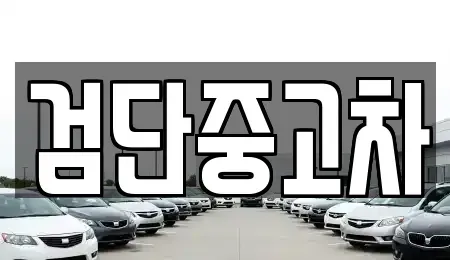 인천 계양구 오류동 중고차매매 전문 검단중고차