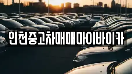 인천 중구 중산동 중고차 전문 인천중고차매매마이바이카
