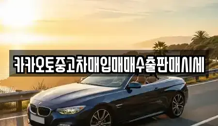 인천광역시 중구 답동 중고차매입 전문 카카오토중고차매입매매수출판매시세
