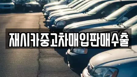 인천광역시 중구 전동 중고차 전문 재시카중고차매입판매수출