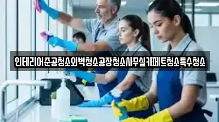 인테리어준공청소외벽청소공장청소사무실카페트청소특수청소