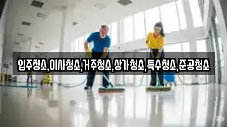 입주청소,이사청소,거주청소,상가청소,특수청소,준공청소